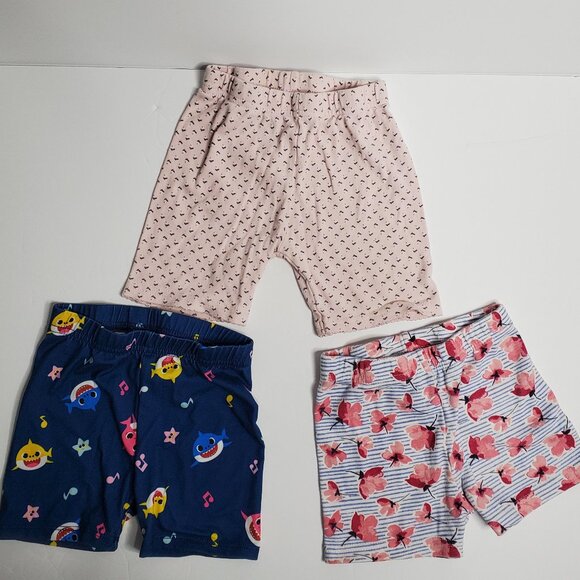 3 -Piece Toddler Girls Shorts Bundle Size 4/4T - Picture 1 of 6